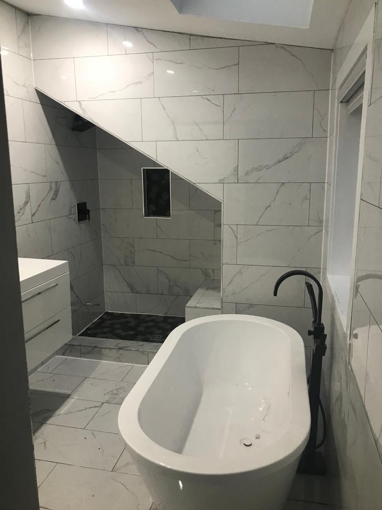 General Contractor Ajax 3 bathroom renovation in ajax ontario canada